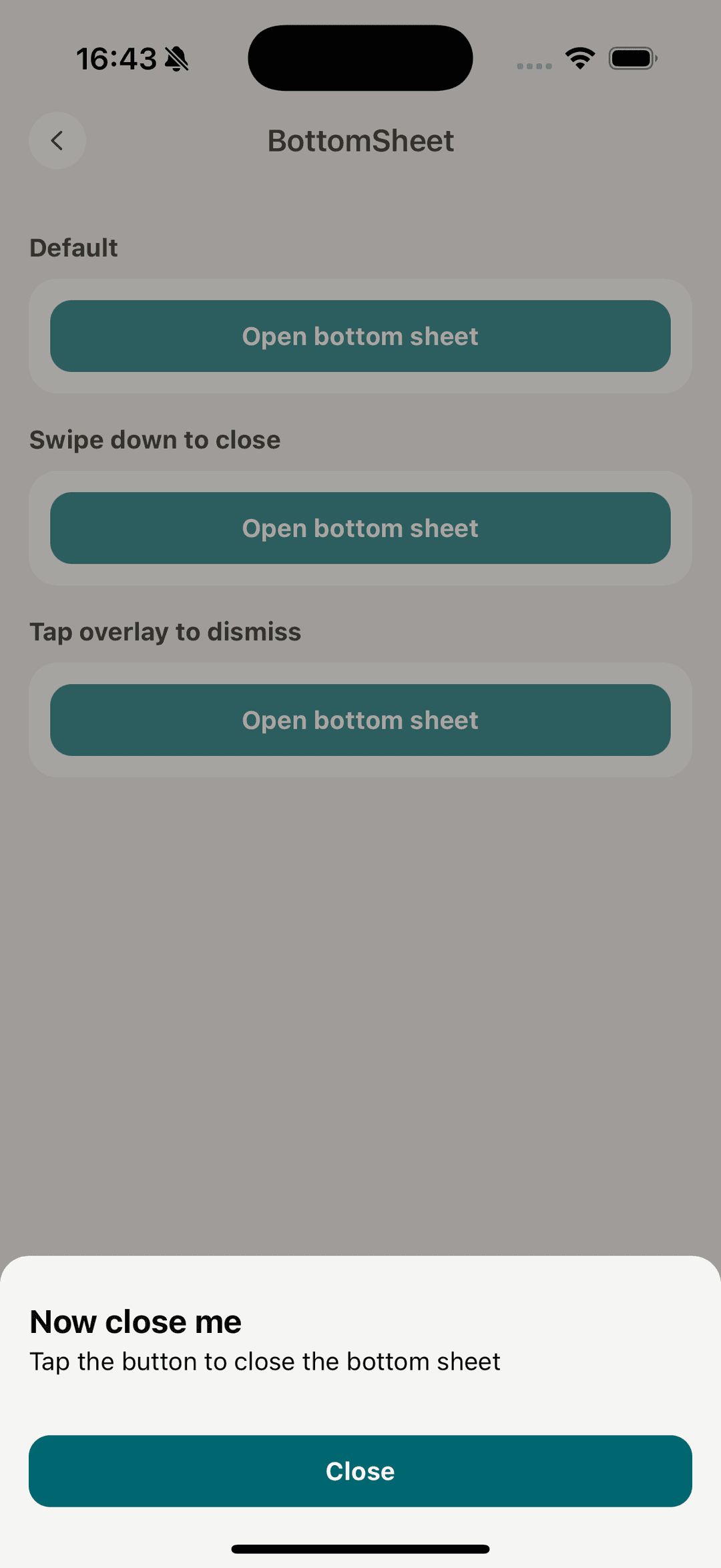 Component preview